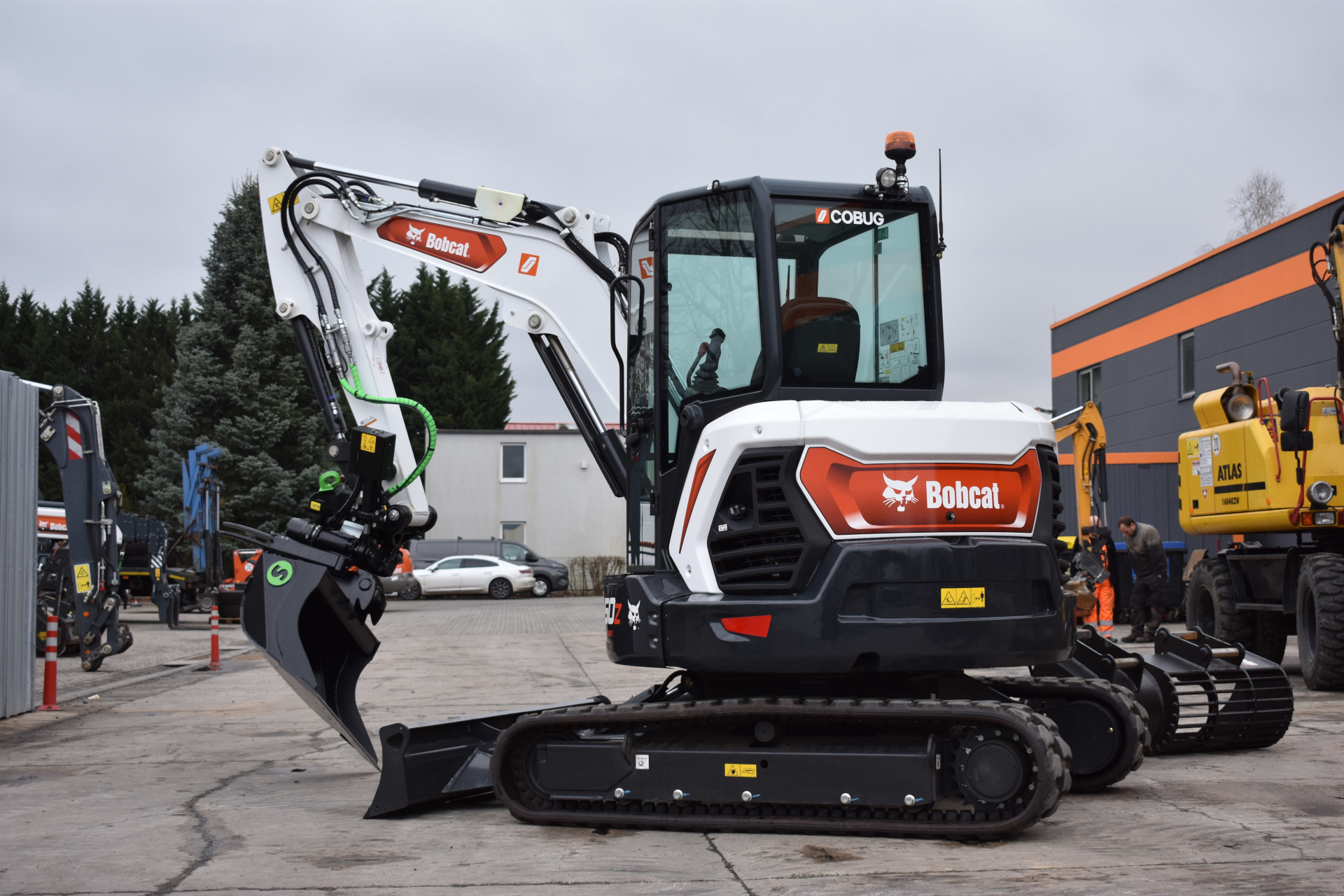 Bobcat E50z | Steelwrist Tiltrotator X07 inkl. Löffelpaket