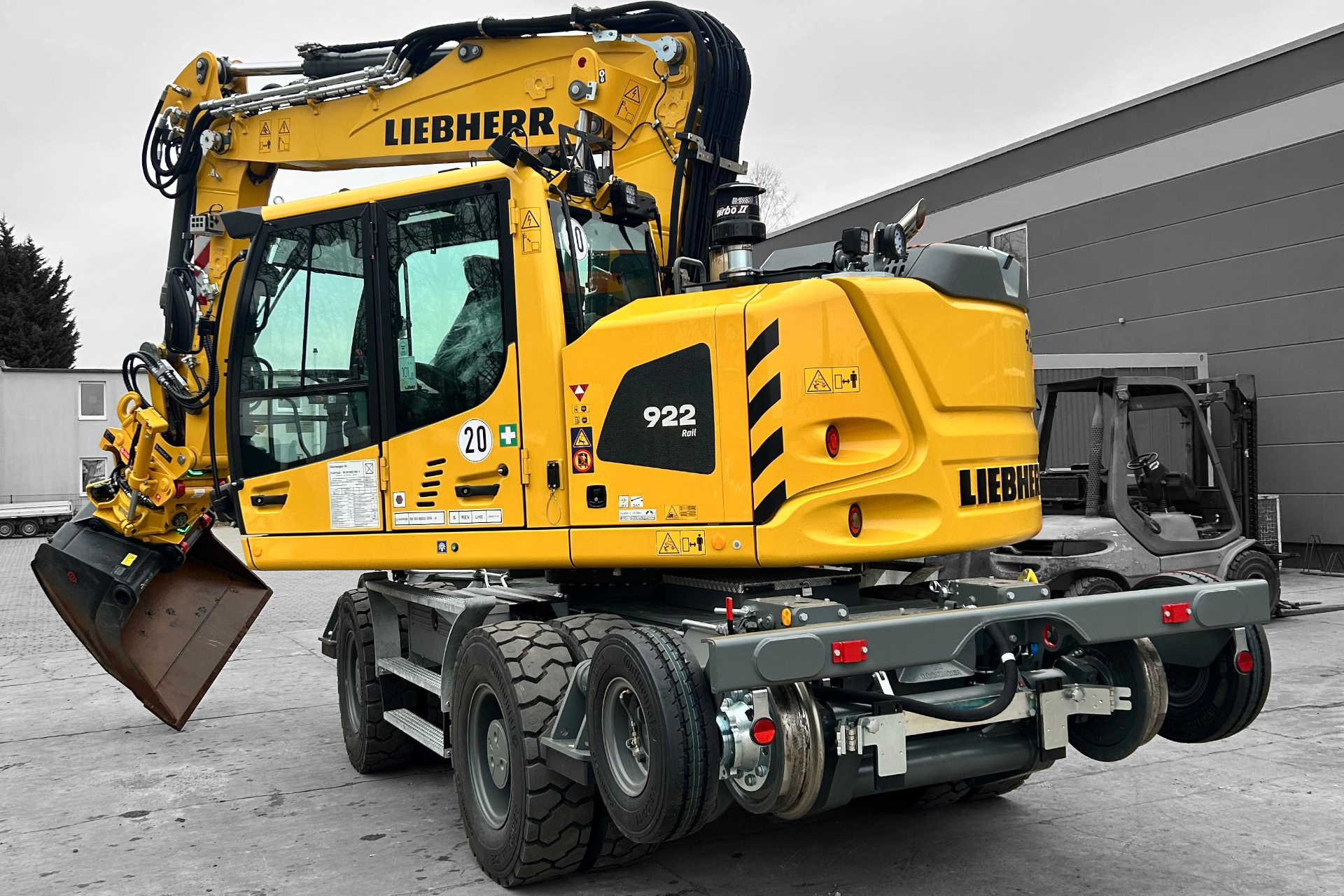 Inbetriebnahme Liebherr A922 Rail 