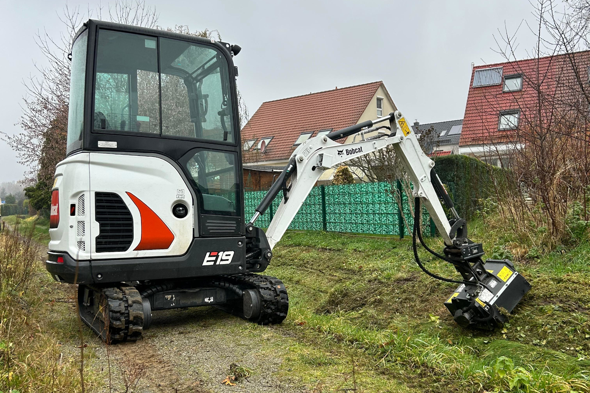 Bobcat E19 inkl. Seppi Schlegelmulcher